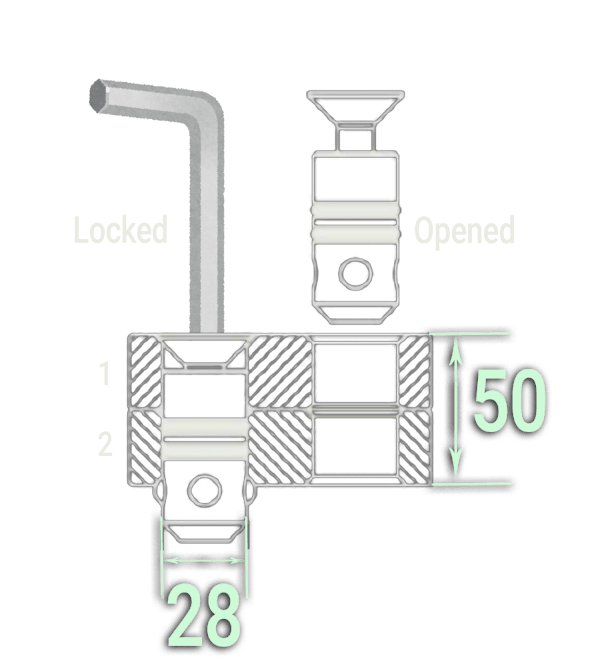 Welding Tables Australia 28 PIN 055 40