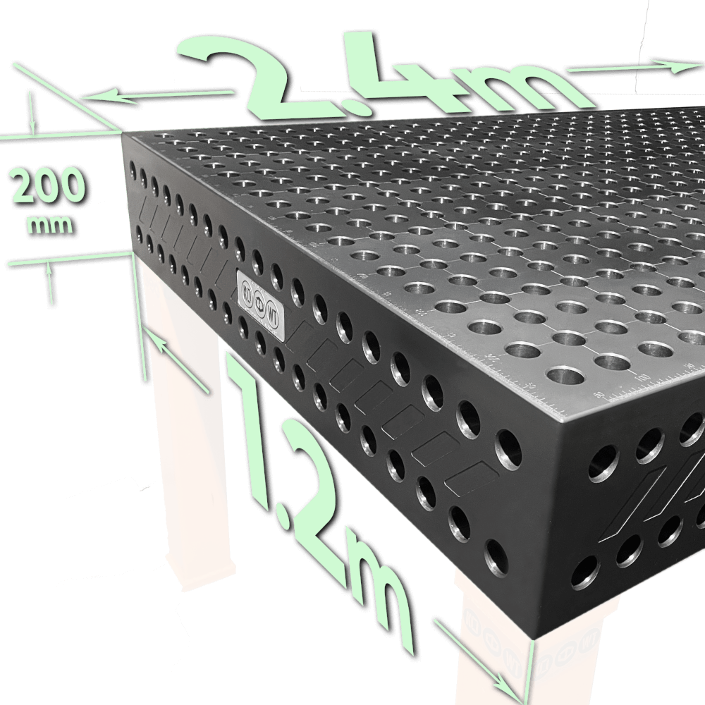 Welding Tables Australia K28 Series Top - 2.4m x 1.2m
