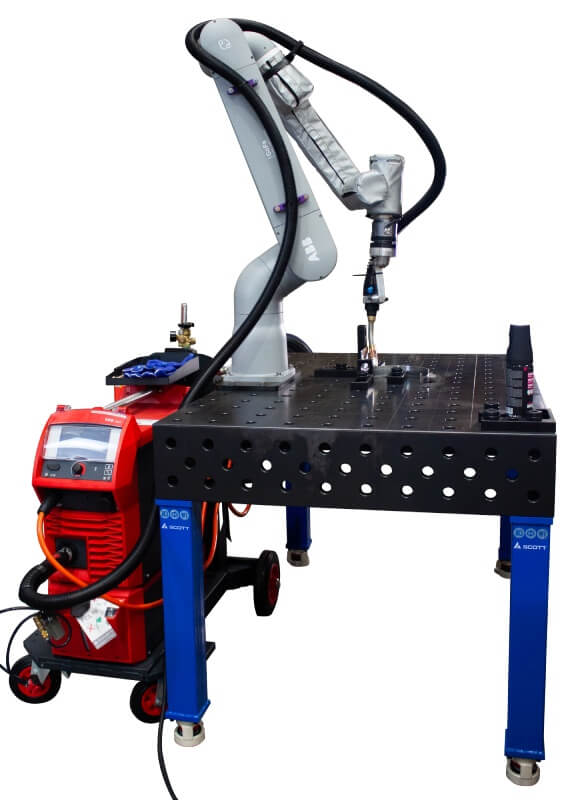Welding Tables Australia Robotic welder set up