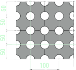 K28 50mm GRID 10